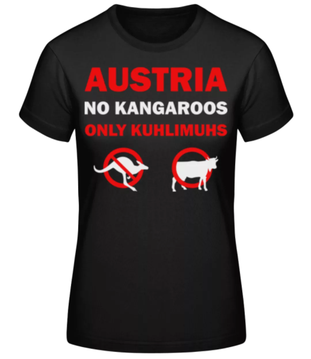 No Kangaroos Only Kuhlimuhs · Frauen Basic T-Shirt günstig online kaufen