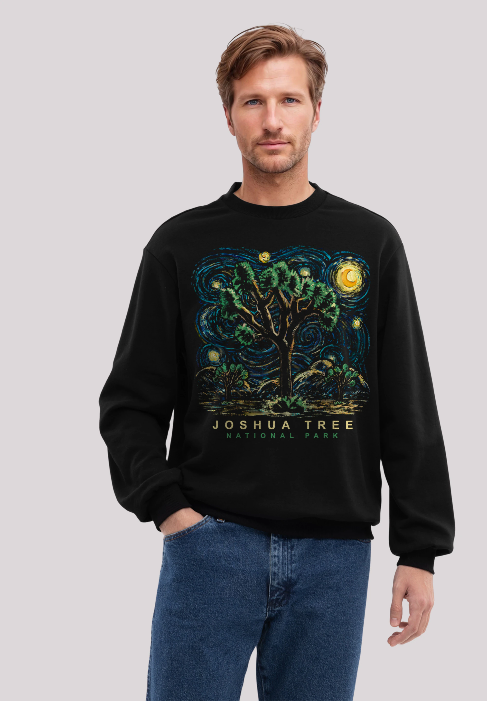 F4NT4STIC Sweatshirt "US National Parks Joshua Tree Oil On Canvas Style", P günstig online kaufen
