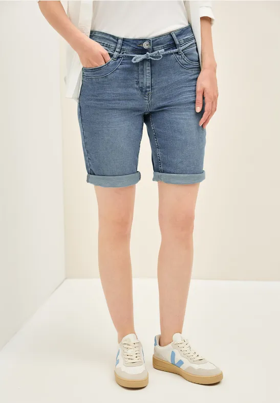 Jogg Shorts im Denim Look günstig online kaufen