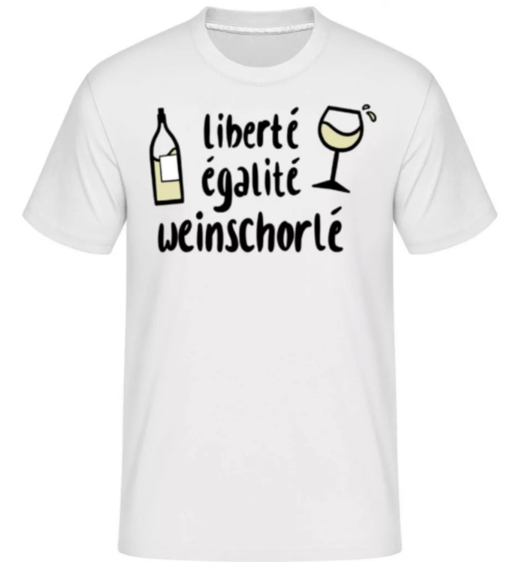 Liberte Egalite Weinschorle · Shirtinator Männer T-Shirt günstig online kaufen