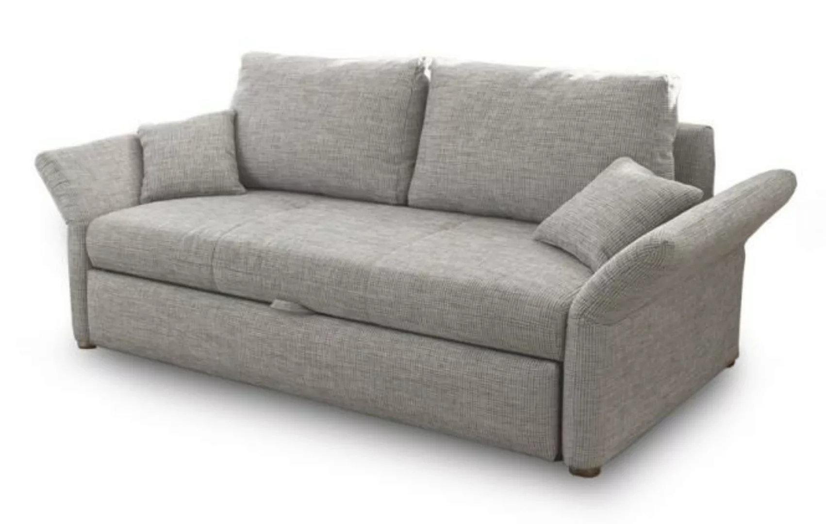 Bettsofa Schlafsofa 160x200 cm Grau LUCA günstig online kaufen