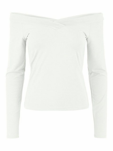 pieces Langarmshirt (1-tlg) Weiteres Detail, Plain/ohne Details günstig online kaufen