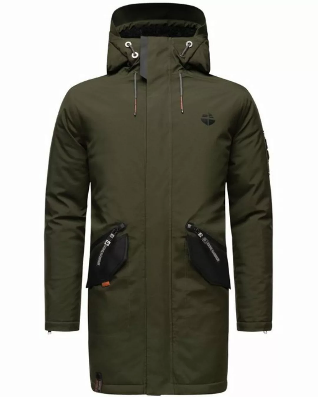 Stone Harbour Wintermantel Ragaan modischer Herren Winterparka mit Teddyfel günstig online kaufen