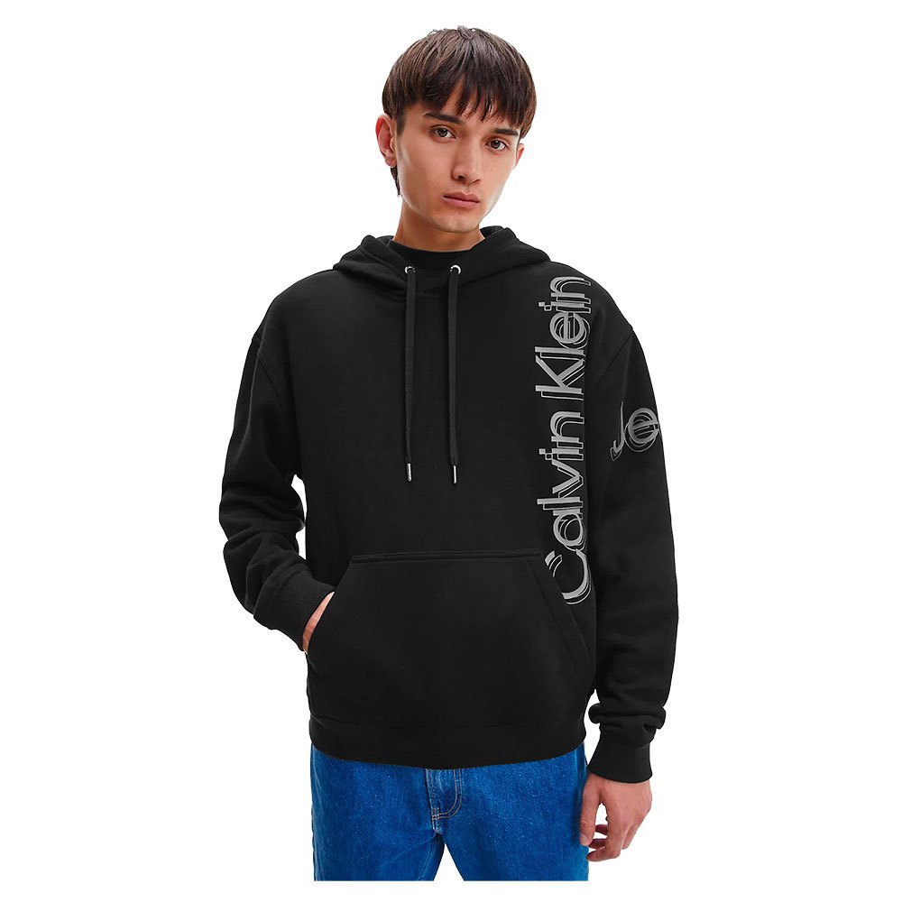 Calvin Klein Jeans Vertical Bold Instit Pullover L Ck Black günstig online kaufen