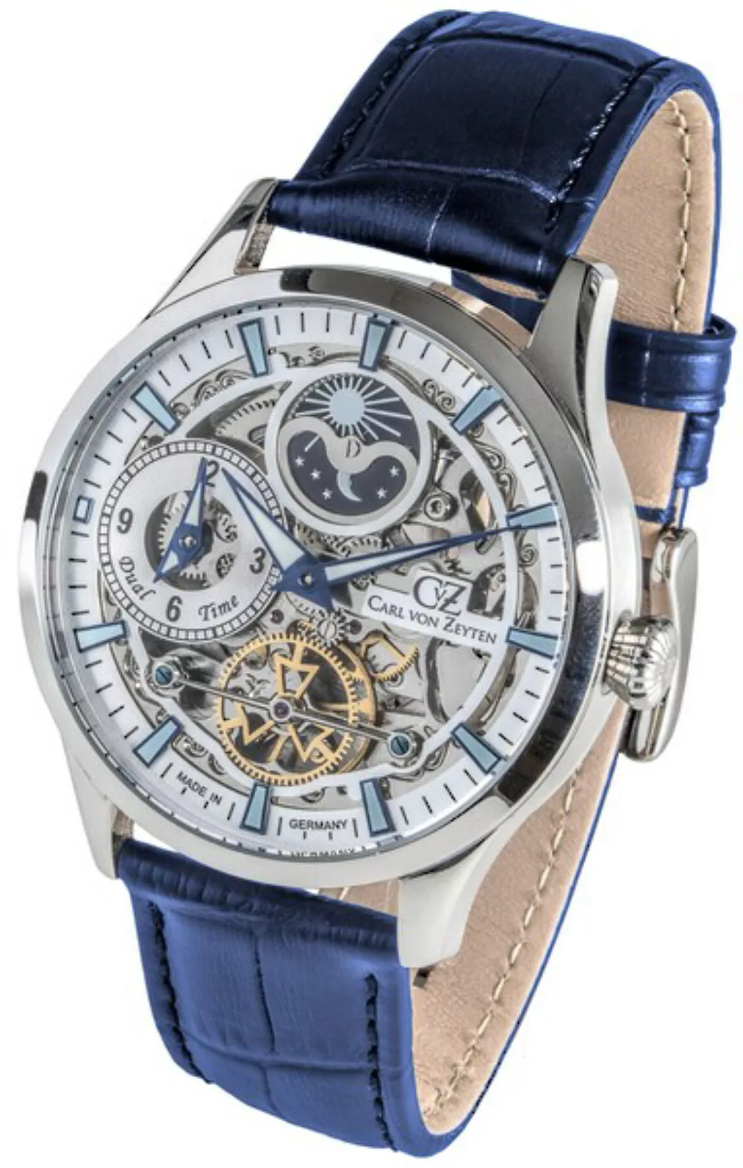 Carl von Zeyten Automatikuhr »Freiburg, CVZ0063SL«, Armbanduhr, Herrenuhr, günstig online kaufen