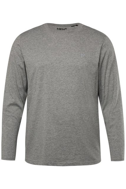 Men Plus T-Shirt Men+ Langarmshirt Basic Rundhals bis 8 XL günstig online kaufen