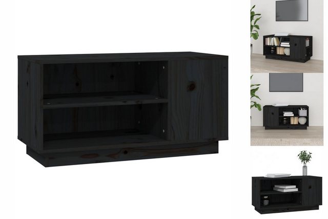 vidaXL TV-Schrank TV Schrank Sideboard Schrank Schwarz 80x35x40,5 cm Massiv günstig online kaufen