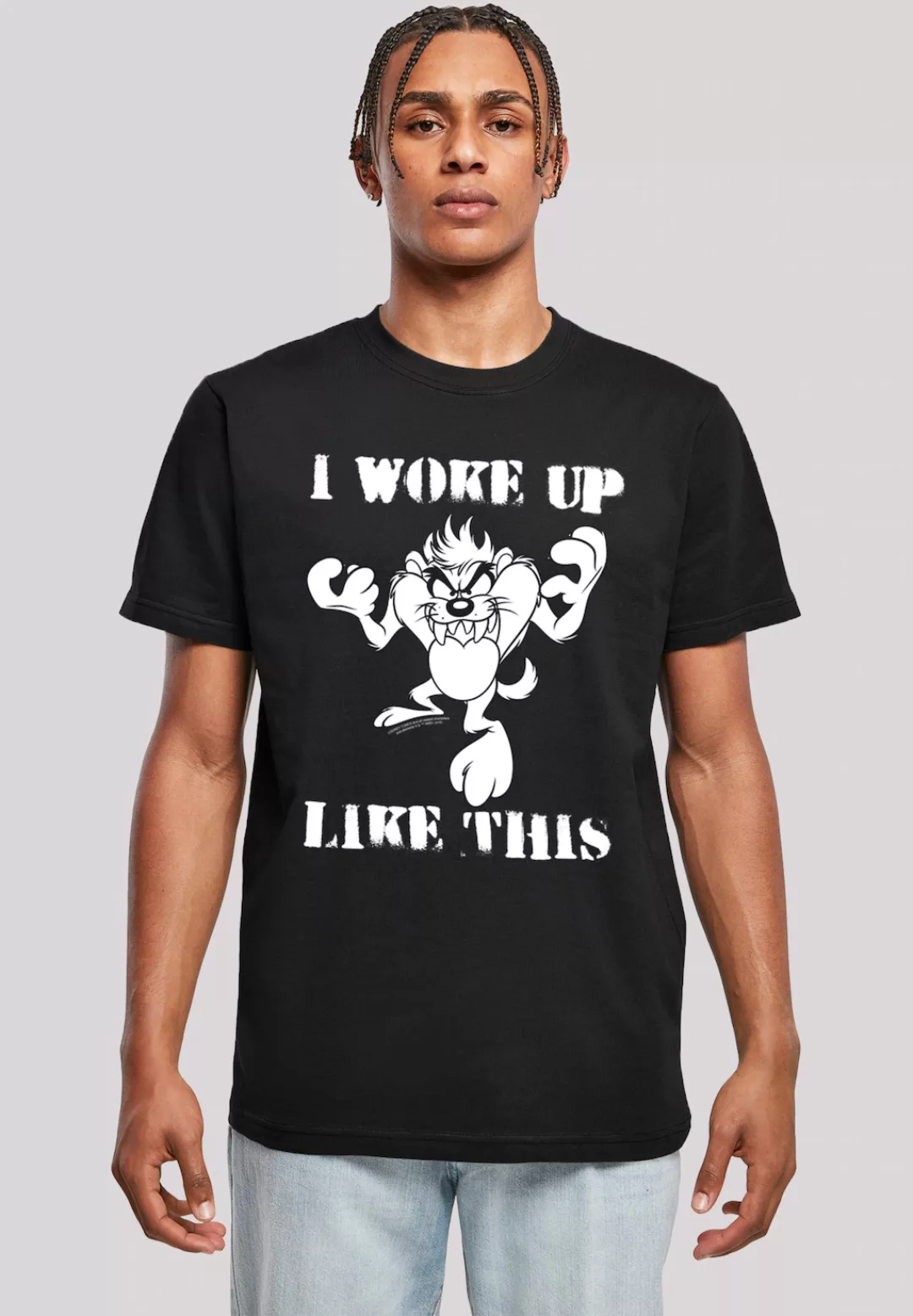 F4NT4STIC T-Shirt "Looney Tunes Taz I Woke Up Like This", Print günstig online kaufen