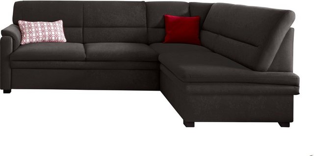 sit&more Ecksofa "Pisa L-Form", mit Federkern, wahlweise mit Bettfunktion günstig online kaufen