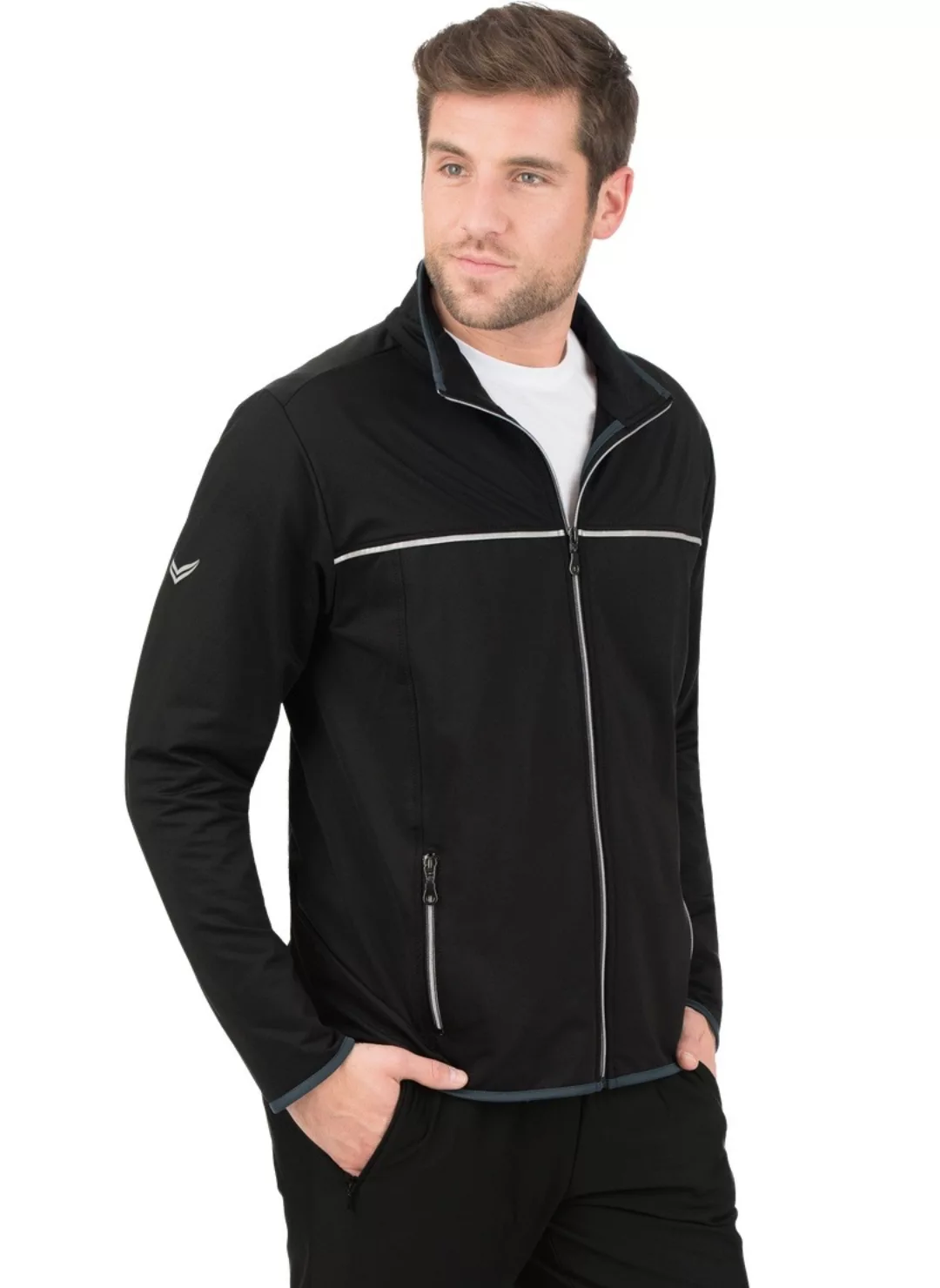 Trigema Trainingsjacke "TRIGEMA Praktische Sportjacke aus Microfaser", (1 S günstig online kaufen