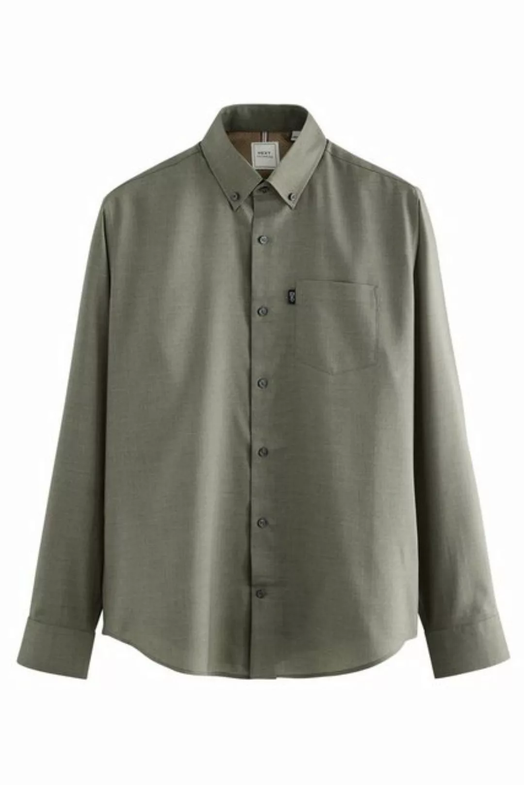 Next Langarmhemd Pflegeleichtes Button-Down-Oxford-Hemd (1-tlg) günstig online kaufen