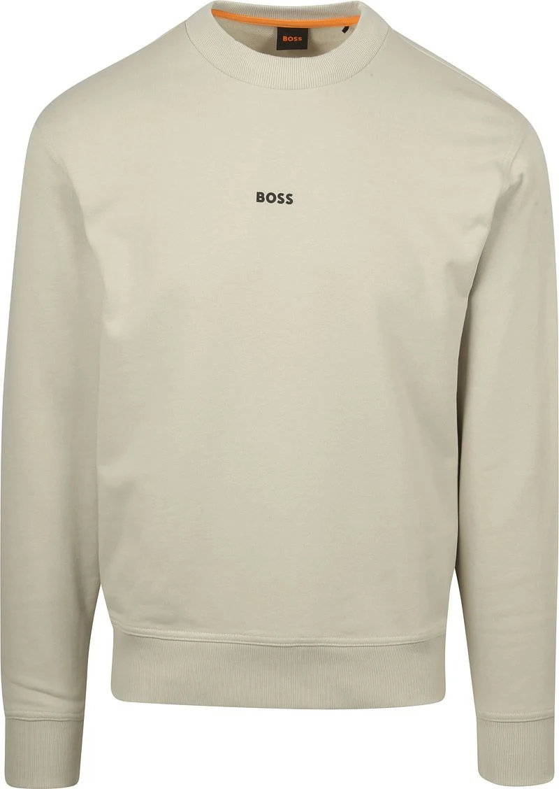 BOSS Pullover WeSmallcrew Ecru - Größe XXL günstig online kaufen