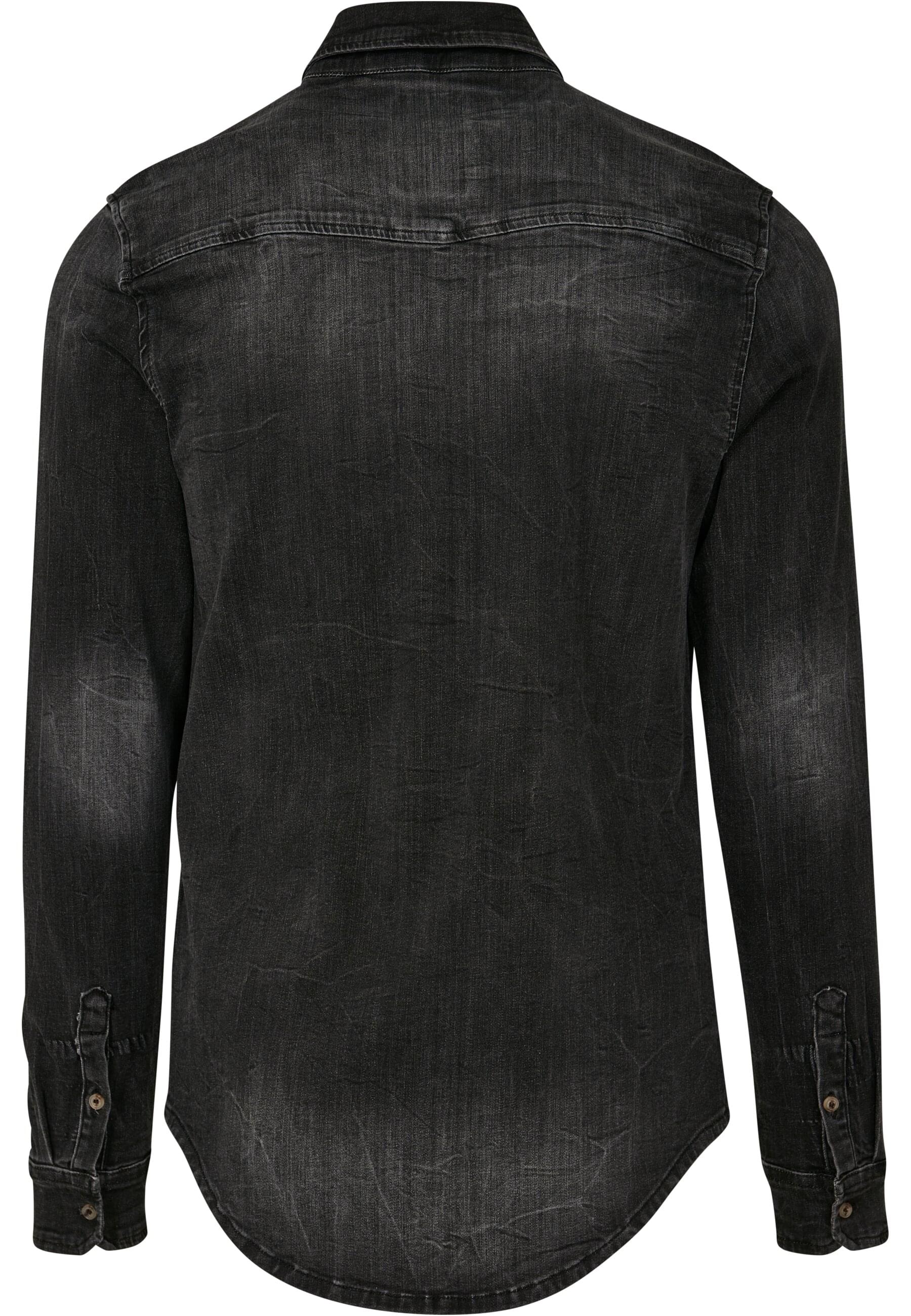 Brandit Langarmhemd "Brandit Herren Riley Denim Shirt", (1 tlg.) günstig online kaufen