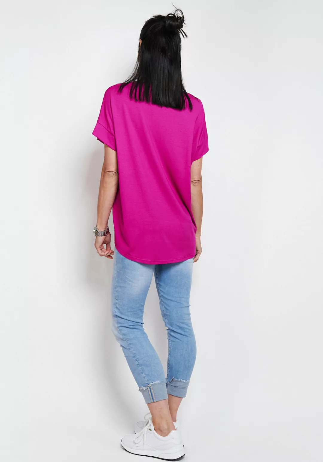 Seidel Moden Kurzarmshirt mit überschnittenen Schultern, MADE IN GERMANY günstig online kaufen