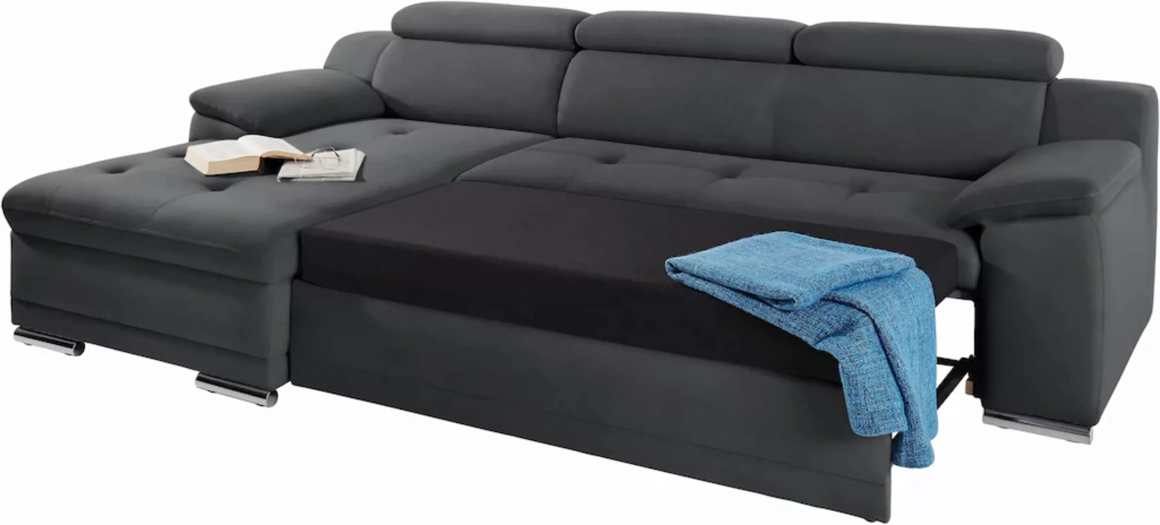 sit&more Ecksofa Top Andiamo L-Form, wahlweise mit Bettfunktion, inklusive günstig online kaufen