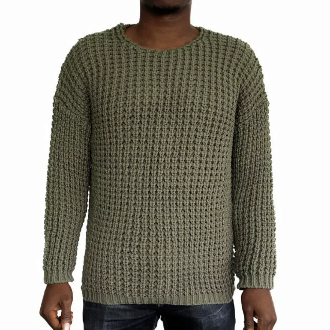 COFI Casuals Strickpullover Casual Herren Strickpullover mit Rundhals-Aussc günstig online kaufen