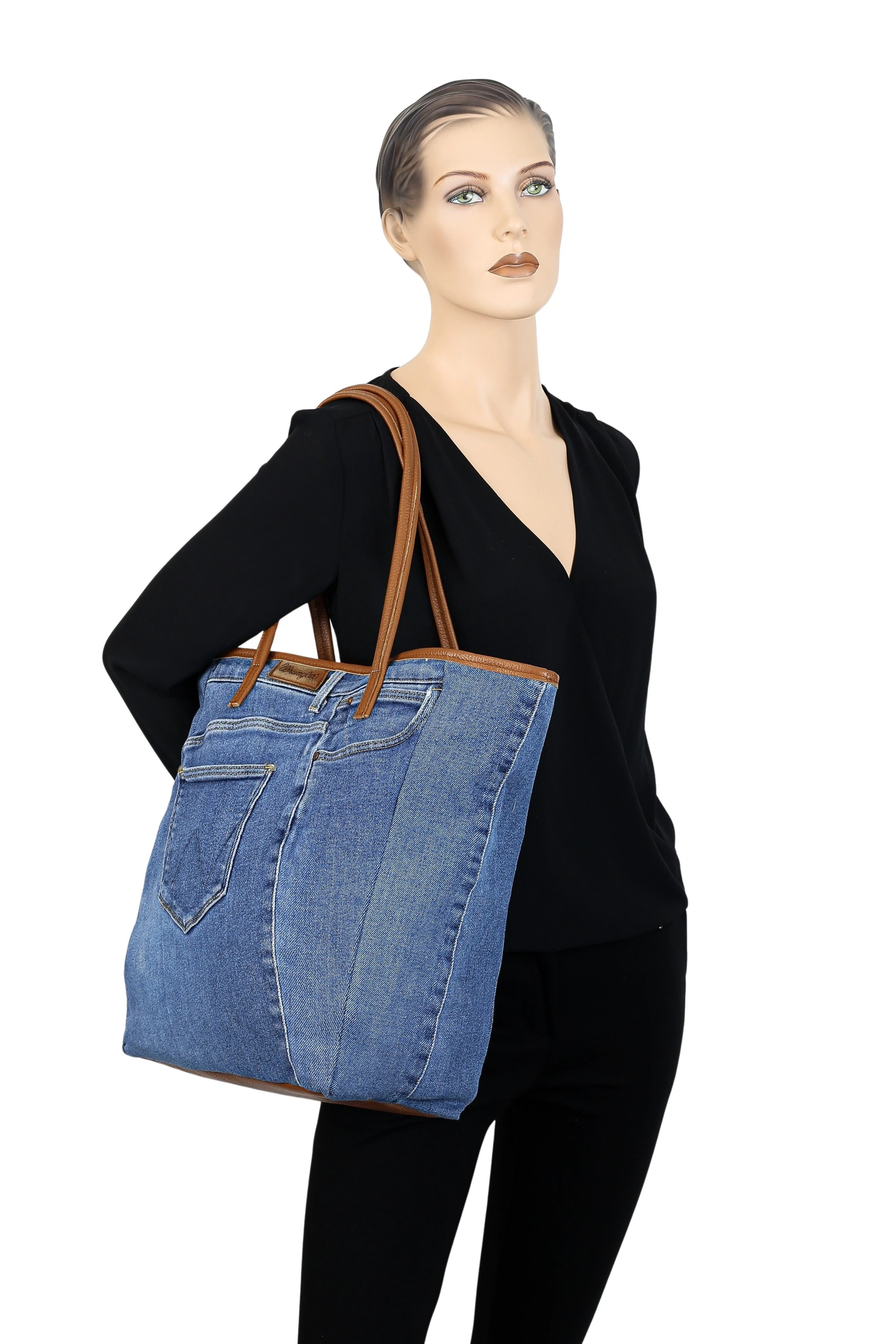 COLLEZIONE ALESSANDRO Schultertasche "BellaBlu", Jeanstasche mit italienisc günstig online kaufen