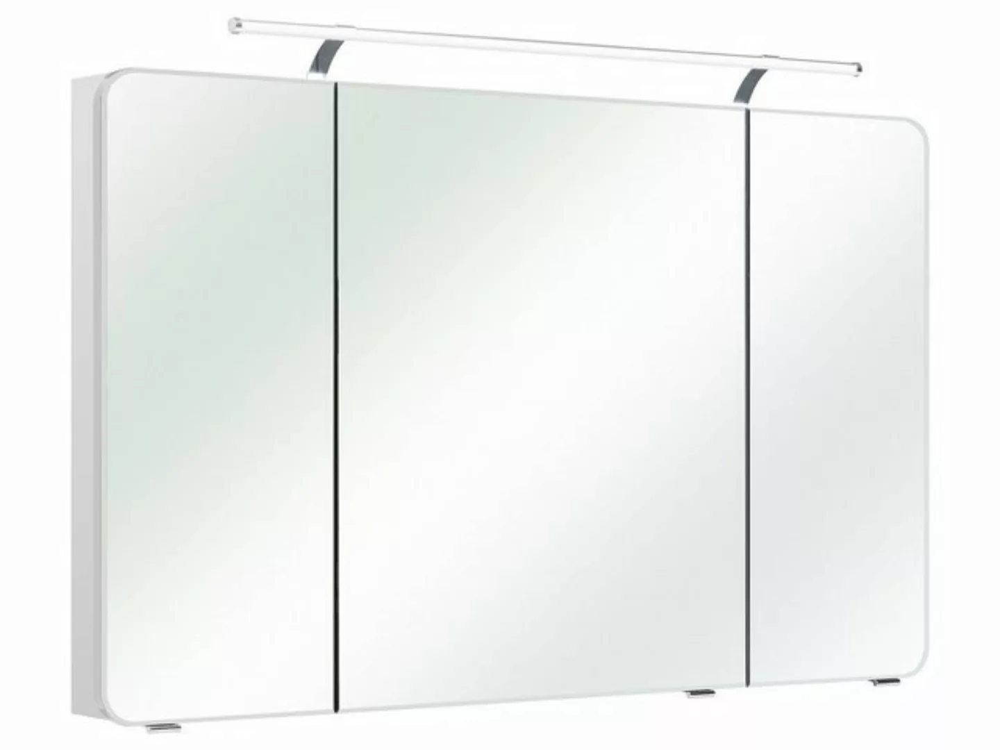 Saphir Spiegelschrank Serie 4005 Badezimmer-Spiegelschrank inkl. LED-Aufsat günstig online kaufen