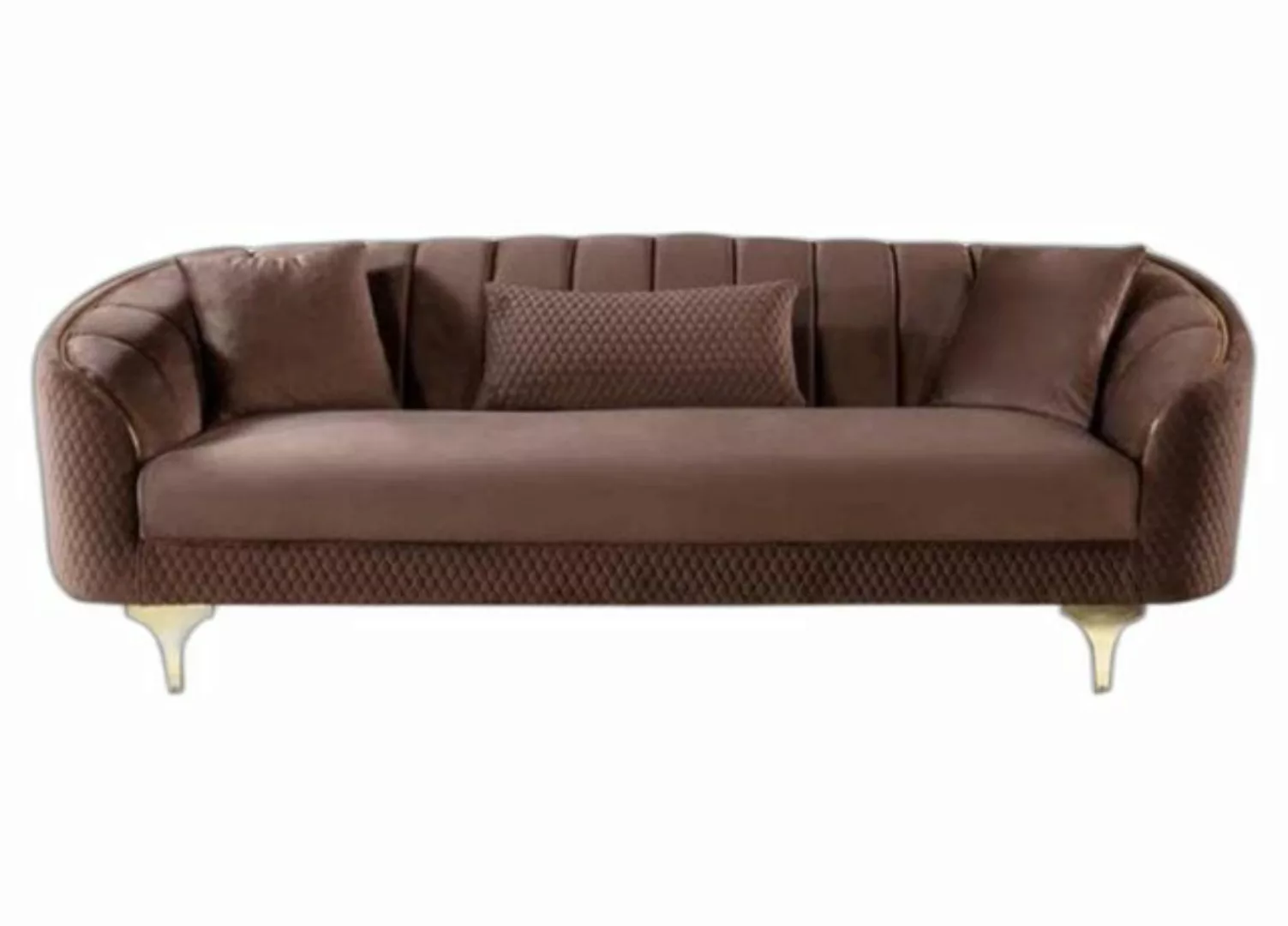 Xlmoebel Sofa Wohngemeinschaft Sofa 3 Plätze Sitzmöbel Polster-Couch, 1 Tei günstig online kaufen