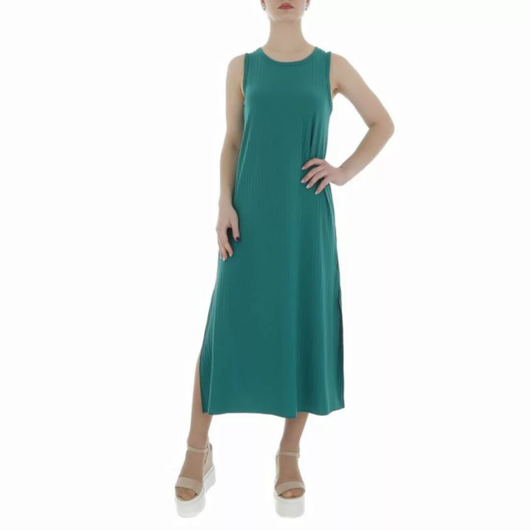 Ital-Design Sommerkleid Damen Freizeit (86164351) Stretch Rippstrickoptik M günstig online kaufen