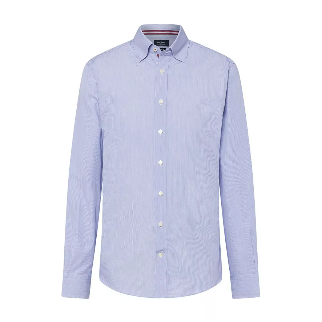 Hackett Bengal Place Stripes Langarm Hemd XL Blue / White günstig online kaufen