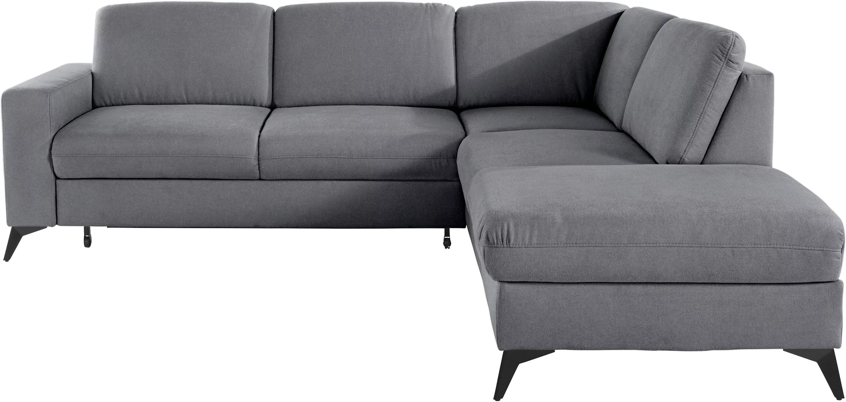 Places of Style Ecksofa "Lolland L-Form", Wahlweise mit Bettfunktion und St günstig online kaufen