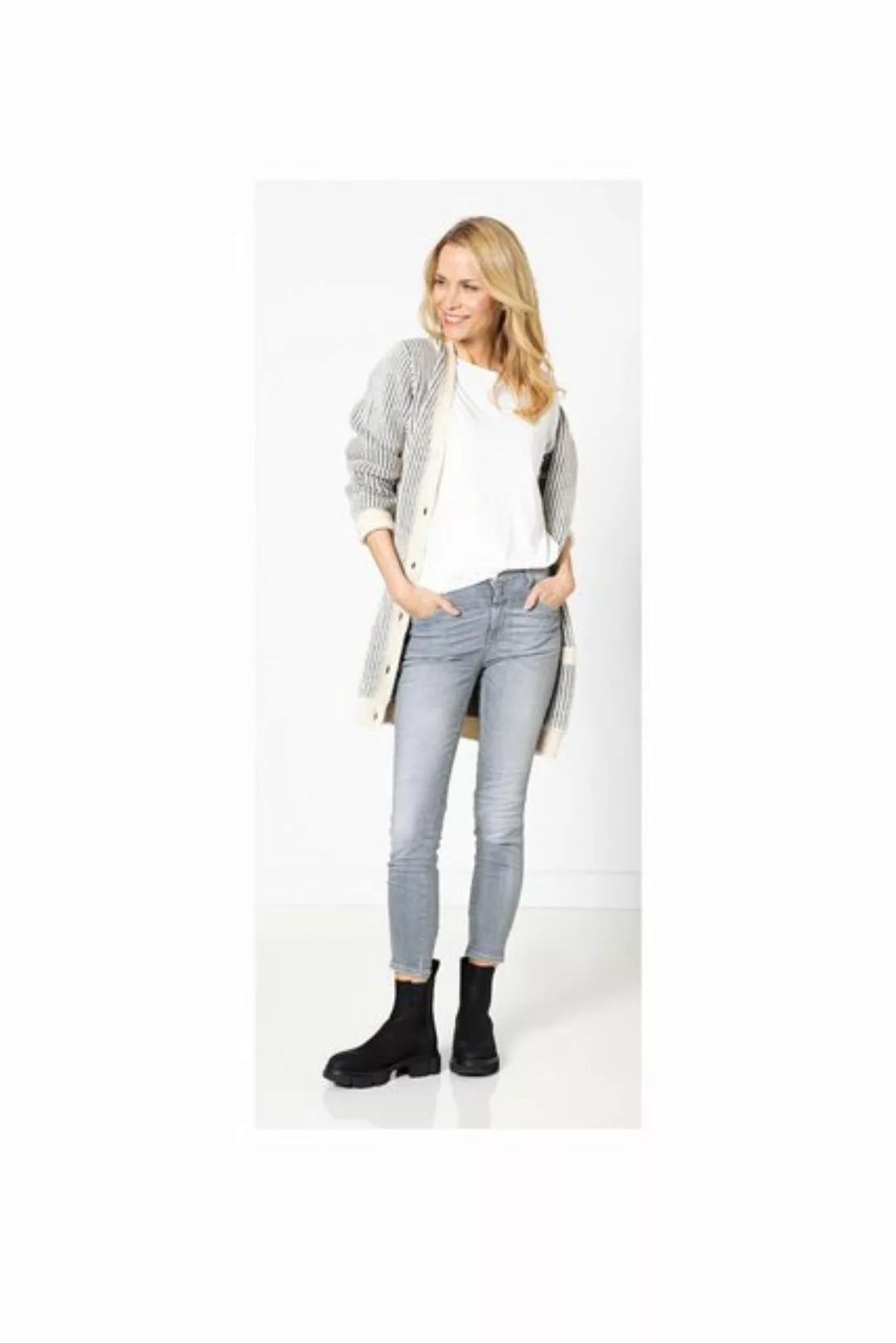 SER Strickjacke Strickjacke, Grobstrick Struktur W8240333 auch in großen Gr günstig online kaufen