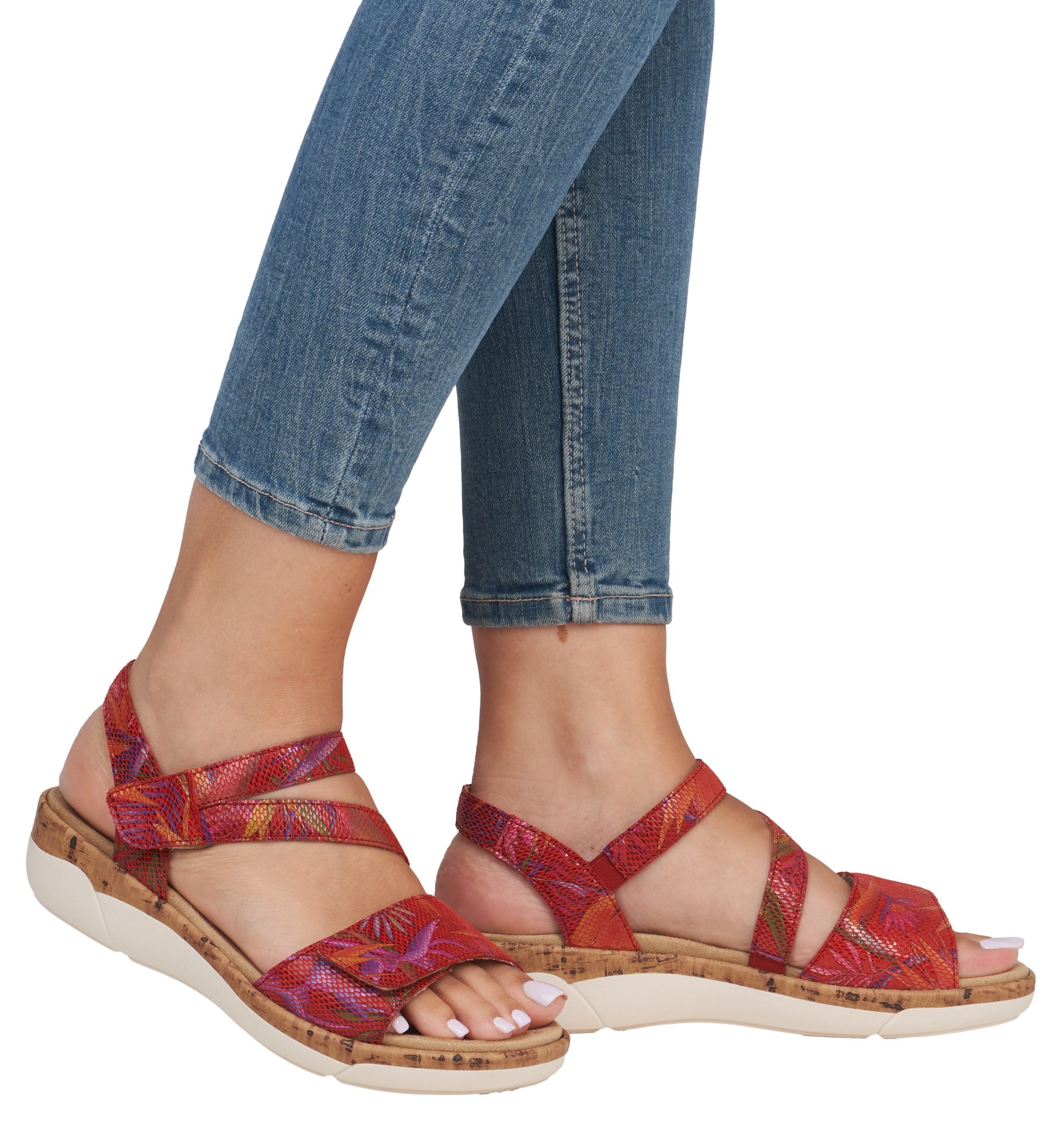 Remonte Keilsandale Damen rot günstig online kaufen