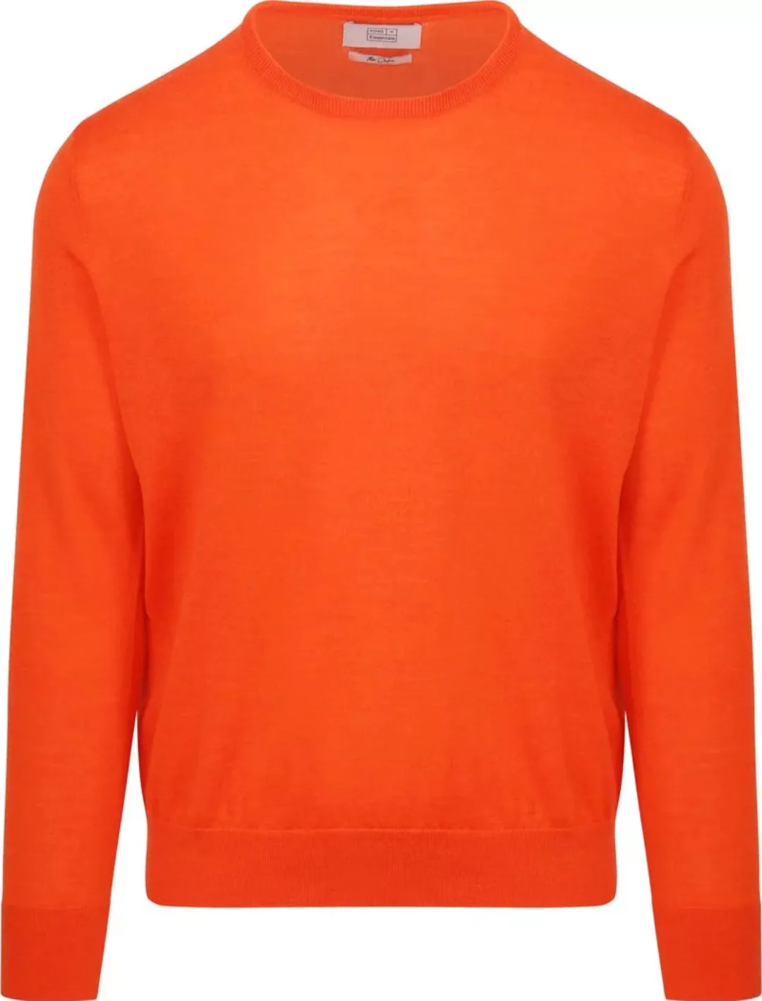 King Essentials The John Pullover Merino Orange - Größe S günstig online kaufen