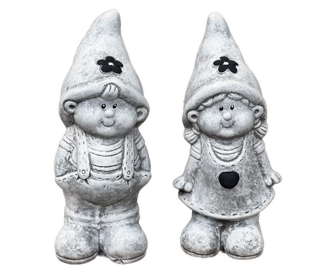 Stone and Style Gartenfigur Steinfigur 2er günstig online kaufen