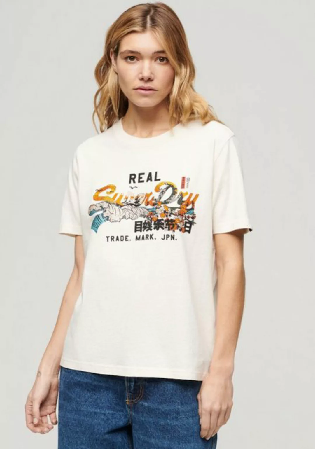 Superdry Print-Shirt TOKYO VL RELAXED T SHIRT günstig online kaufen