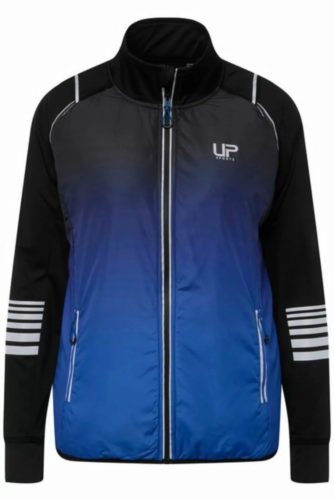 Ulla Popken Sweatjacke 2-in-1-Funktionsjacke Ärmel abnehmbar Weste günstig online kaufen