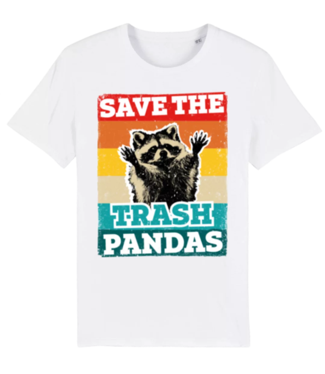 Save The Trash Pandas · Männer Bio T-Shirt Stanley Stella günstig online kaufen