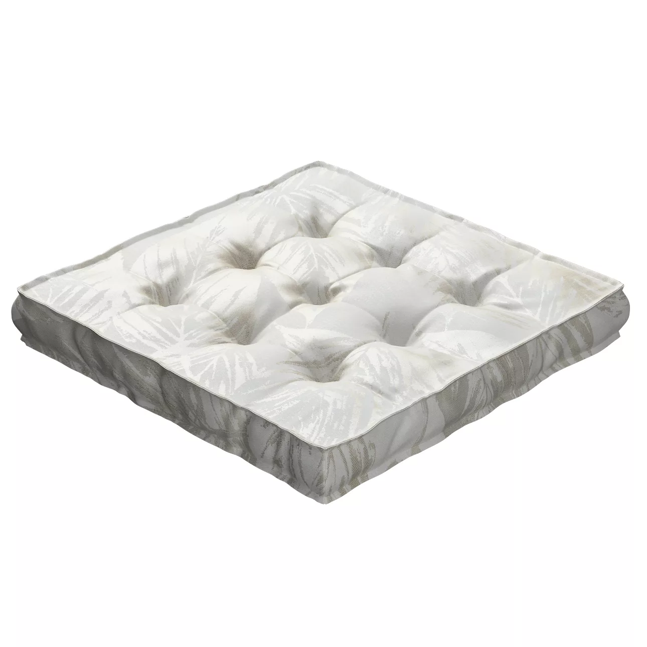 Sitzkissen Jacob mit Handgriff, grau-beige, 50 x 50 x 10 cm, Secret Garden günstig online kaufen