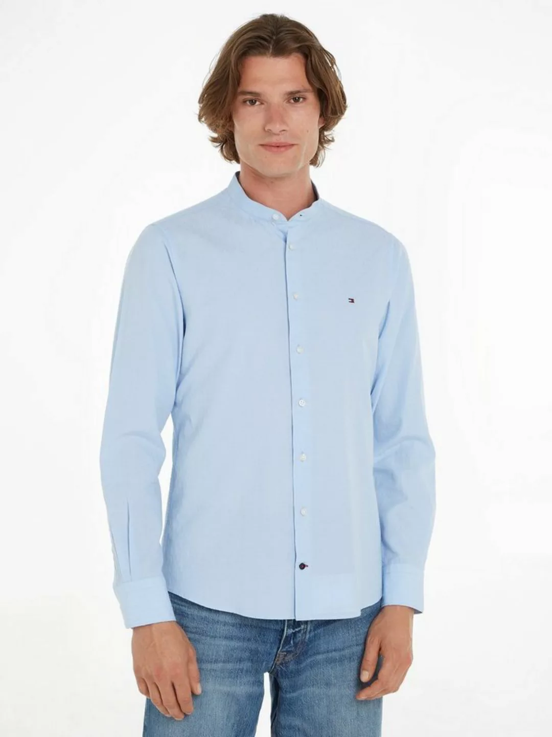 Tommy Hilfiger Langarmhemd CL-W OXFORD DOBBY SF SHIRT mit feiner Struktur günstig online kaufen