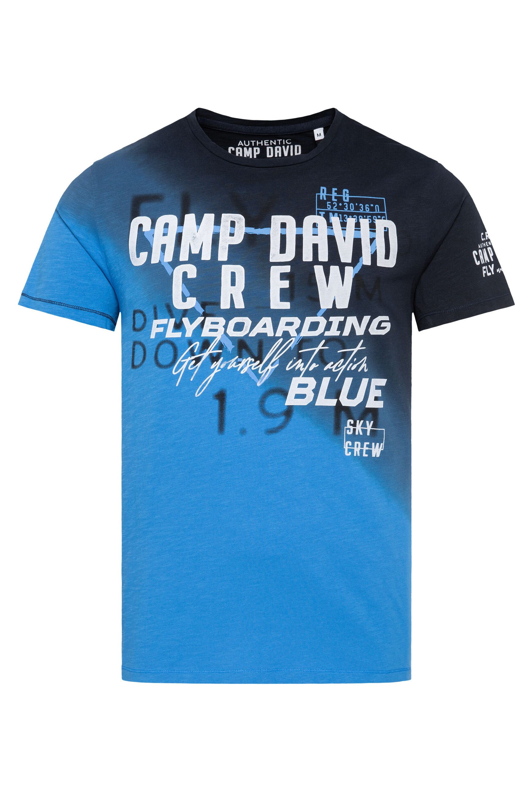CAMP DAVID Rundhalsshirt, aus Baumwolle günstig online kaufen