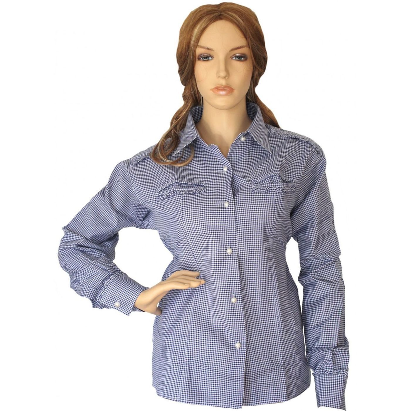 German Wear Trachtenbluse GW1521 Bayerische Langarm günstig online kaufen