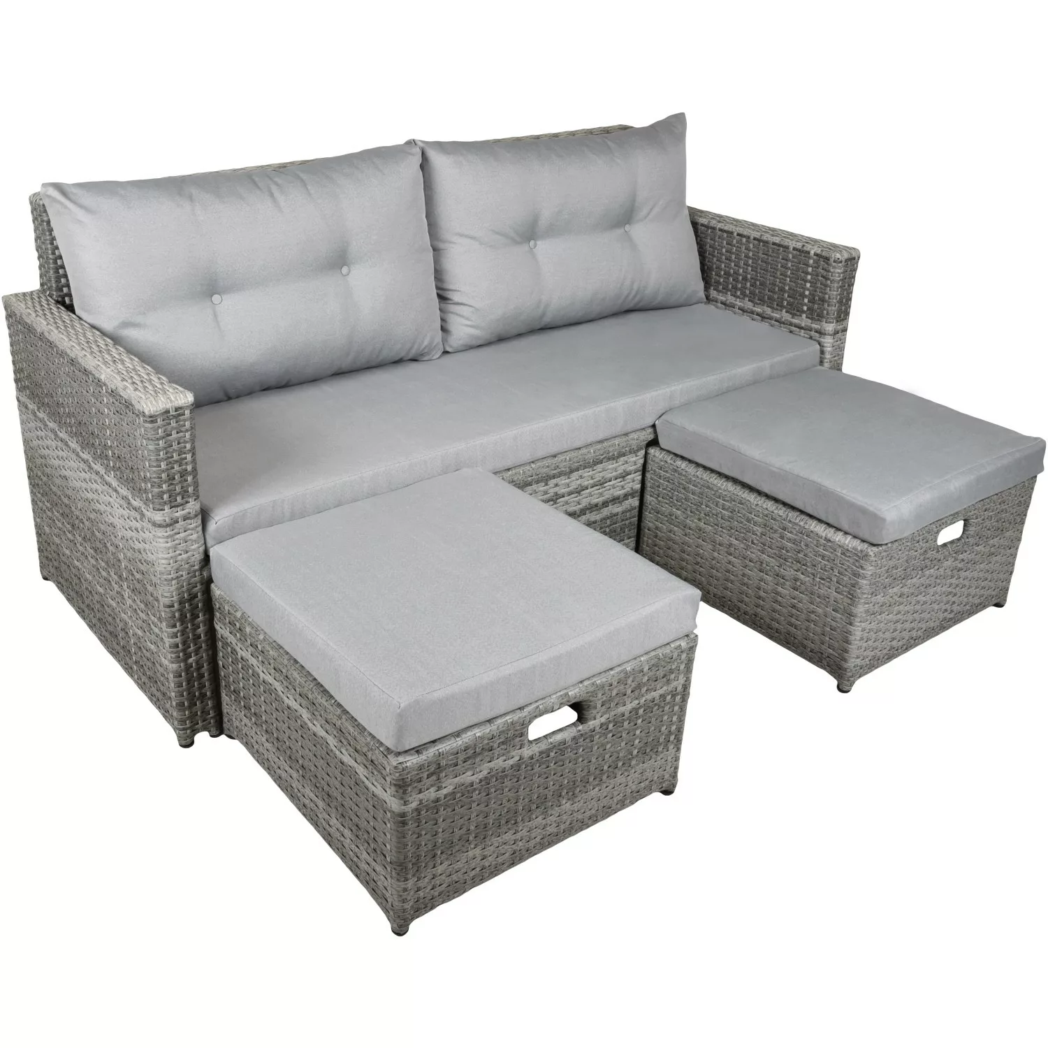 Garden Pleasure Gartenlounge-Set "MALTA", (4 tlg.) günstig online kaufen