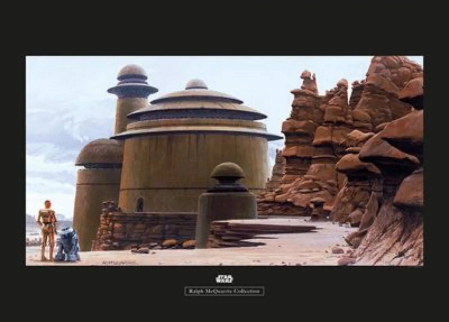 KOMAR Wandbild - Star Wars Classic RMQ Jabbas Palace - Größe: 70 x 50 cm me günstig online kaufen