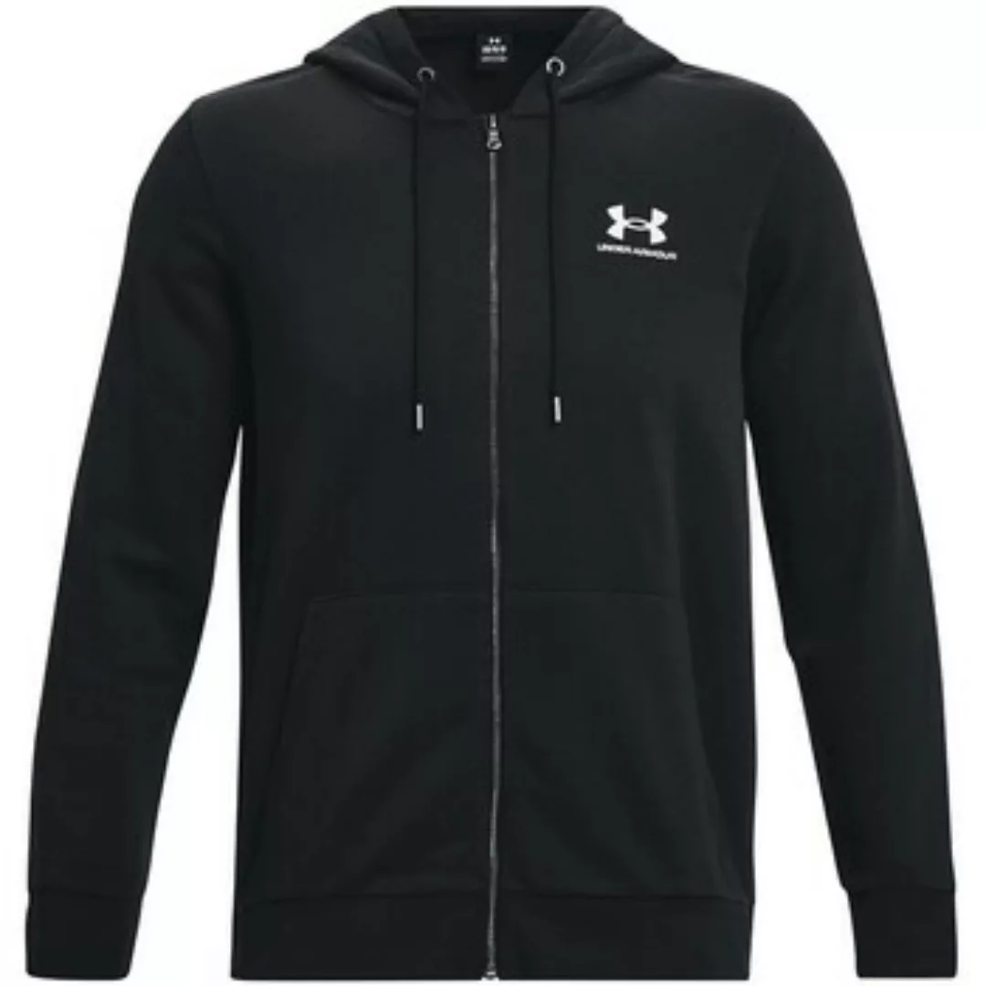 Under Armour  Sweatshirt Essential Fleece Fz Hood Schwarzes Sweatshirt günstig online kaufen