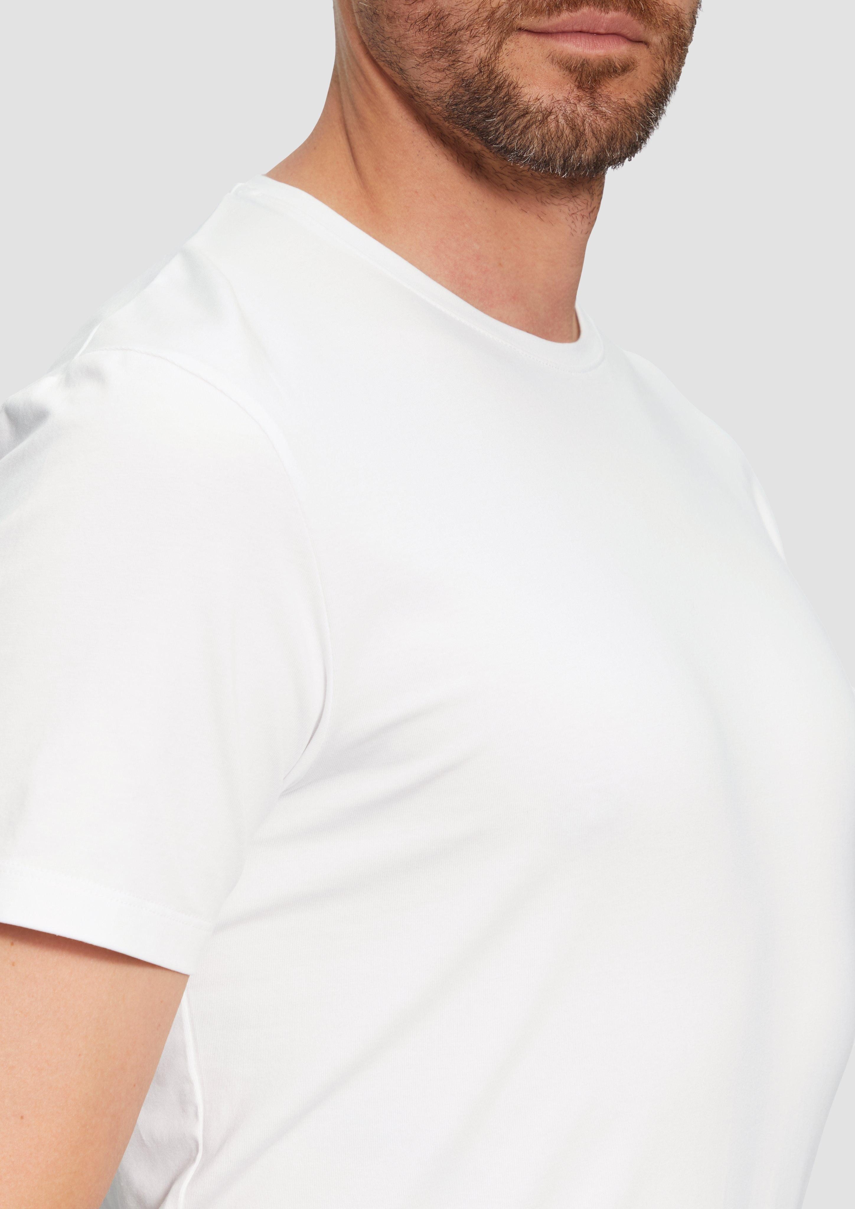 s.Oliver BLACK LABEL Kurzarmshirt T-Shirt aus günstig online kaufen
