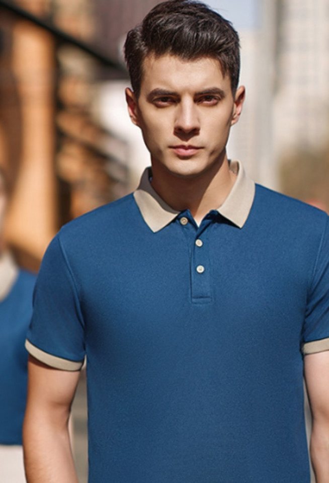 CHENIN Poloshirt Lässiges Poloshirt, lässig und stilvoll im Alltag Geeignet günstig online kaufen