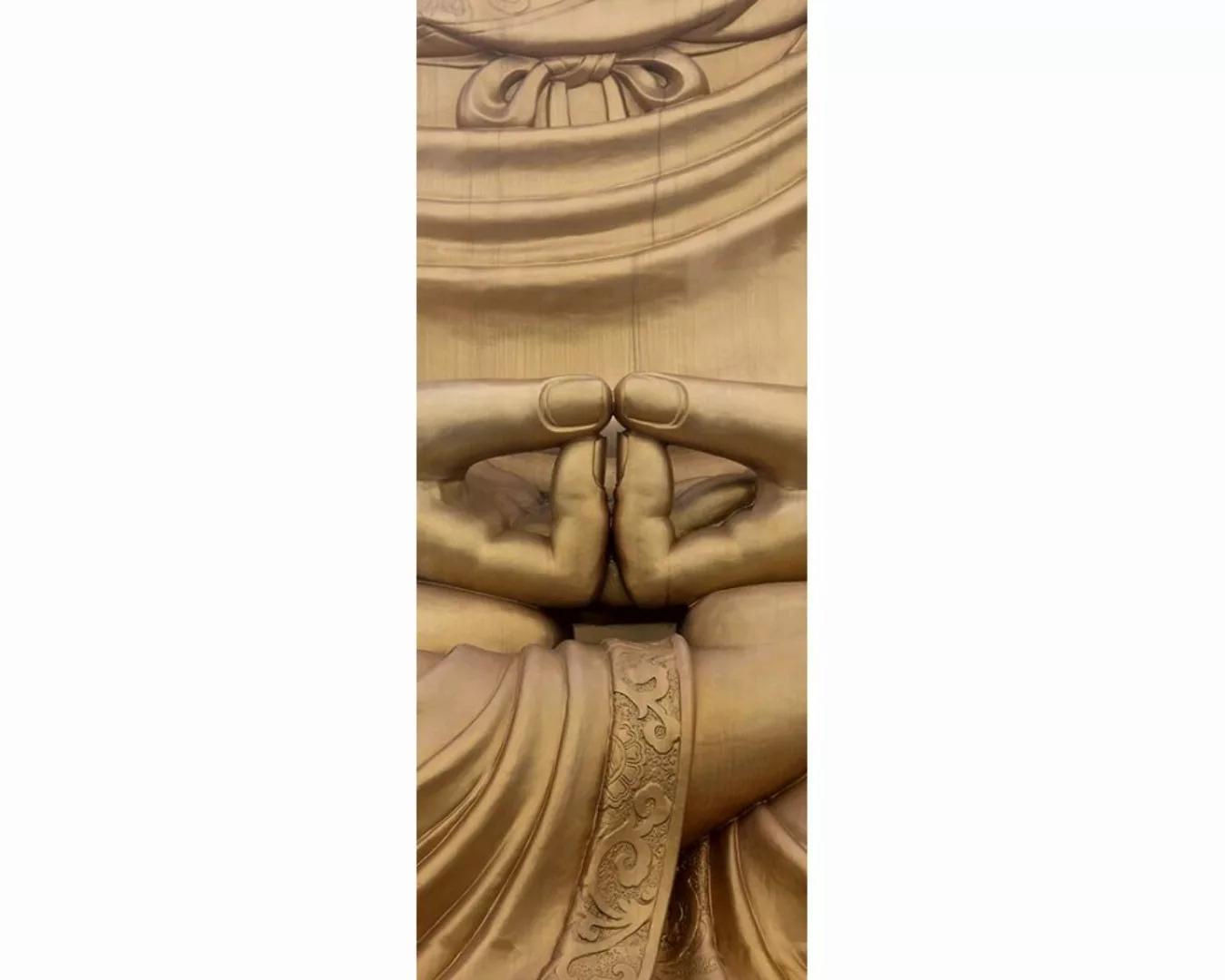 Dekopanel "Buddha" 1,00x2,50 m / Glattvlies Brillant günstig online kaufen