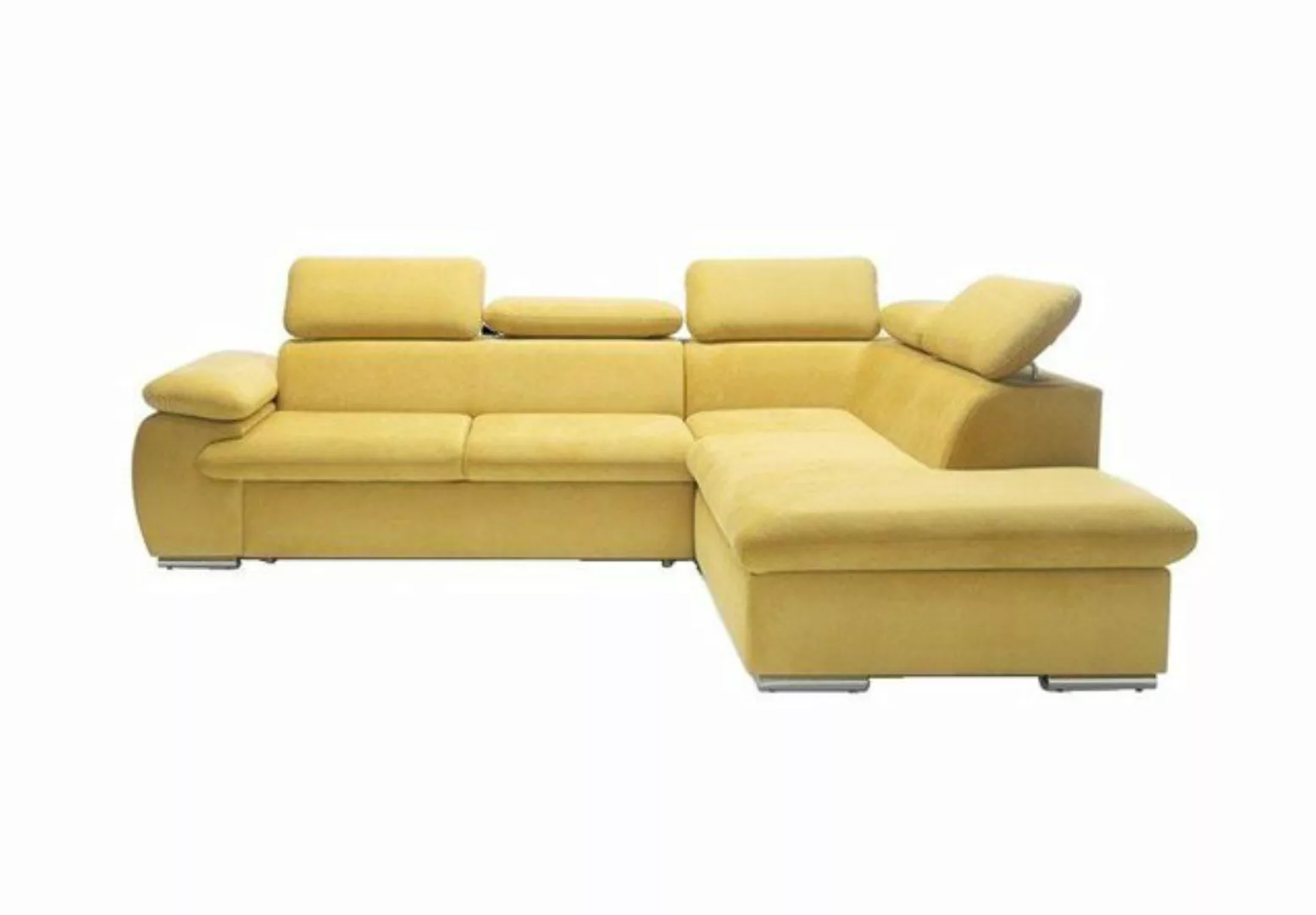 JVmoebel Ecksofa Design Ecksofa L-Form Sofa Couch Polster Schlafsofa Textil günstig online kaufen