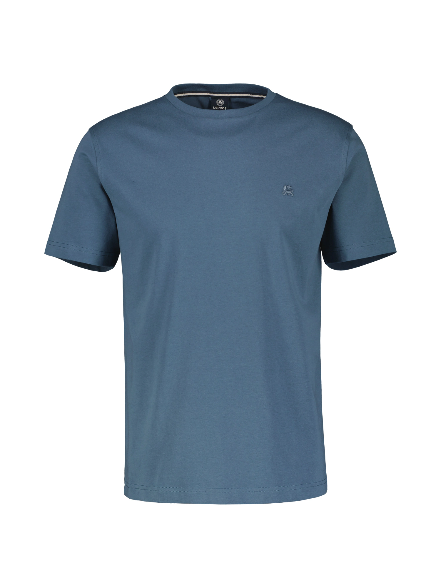 LERROS T-Shirt "LERROS Basic T-Shirt mit Logostitch, unifarben" günstig online kaufen