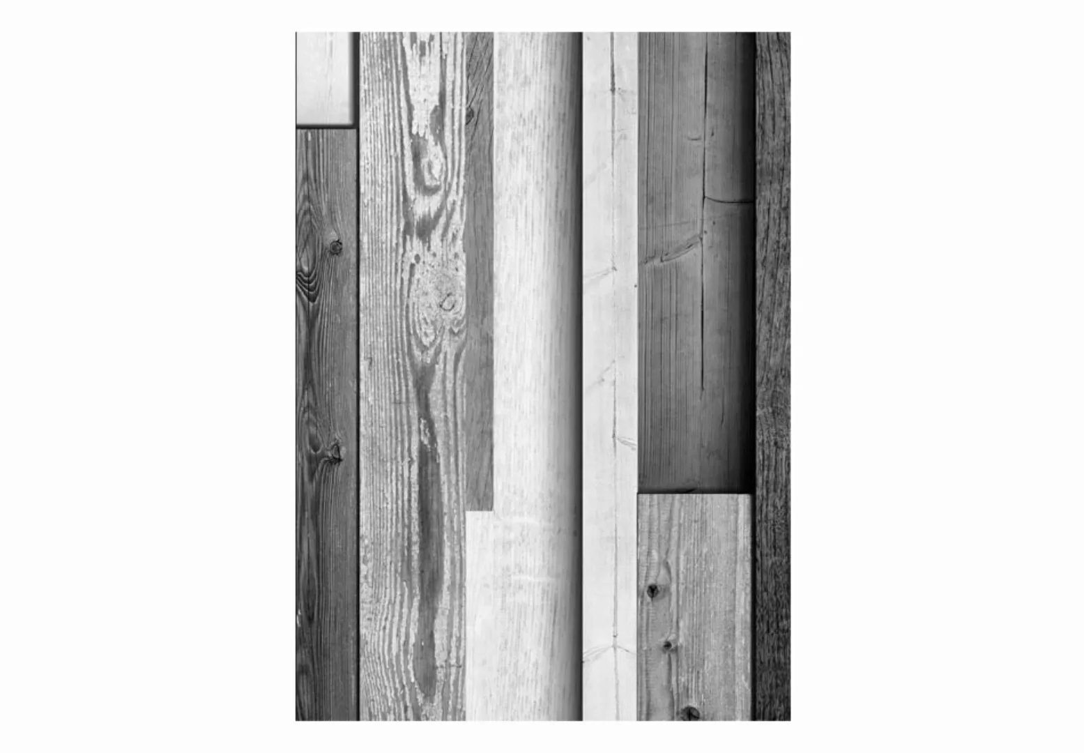 Fototapete - Gray Wood günstig online kaufen