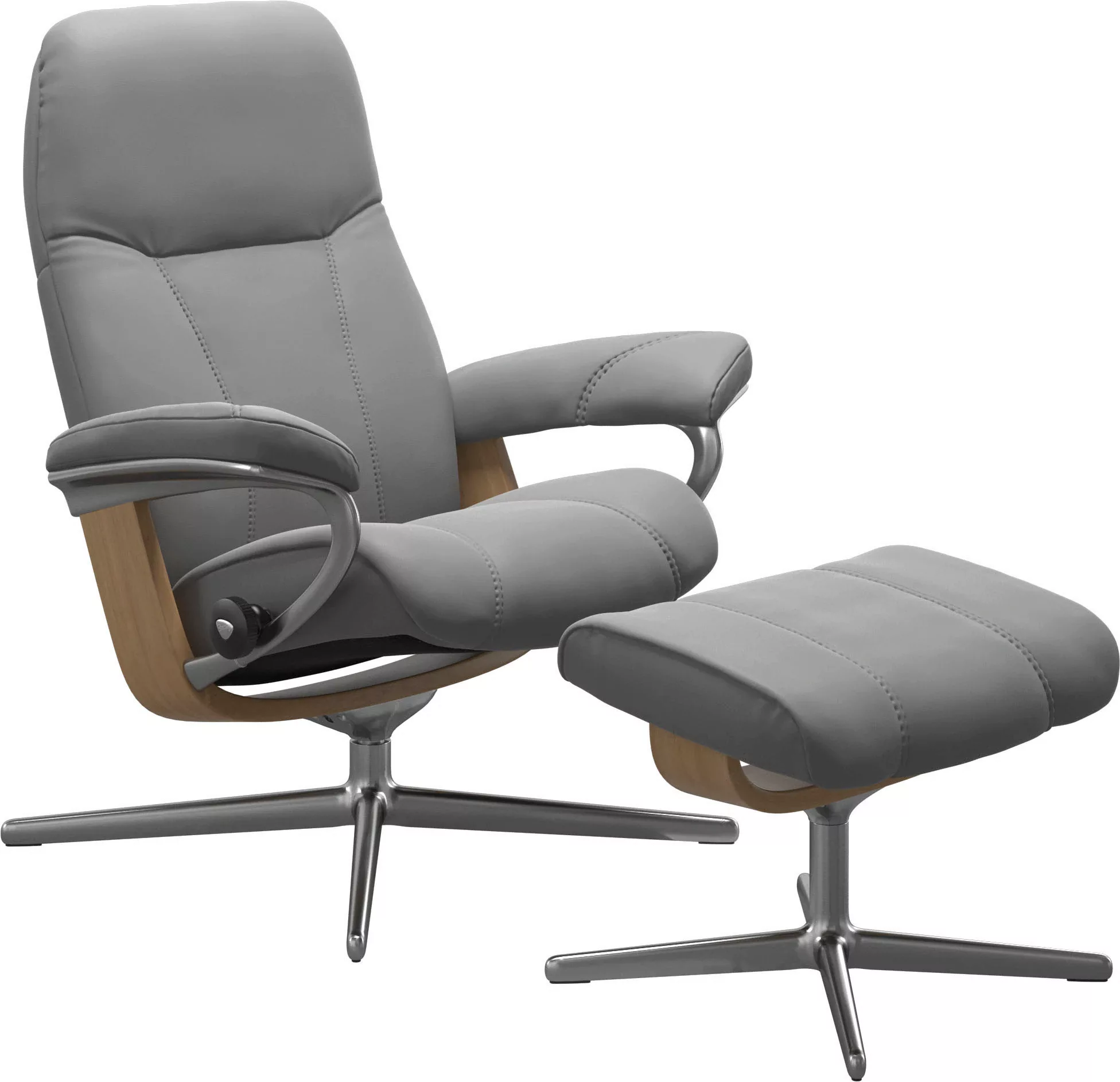 Stressless Relaxsessel "Consul", (Set, Relaxsessel mit Hocker), mit Hocker, günstig online kaufen