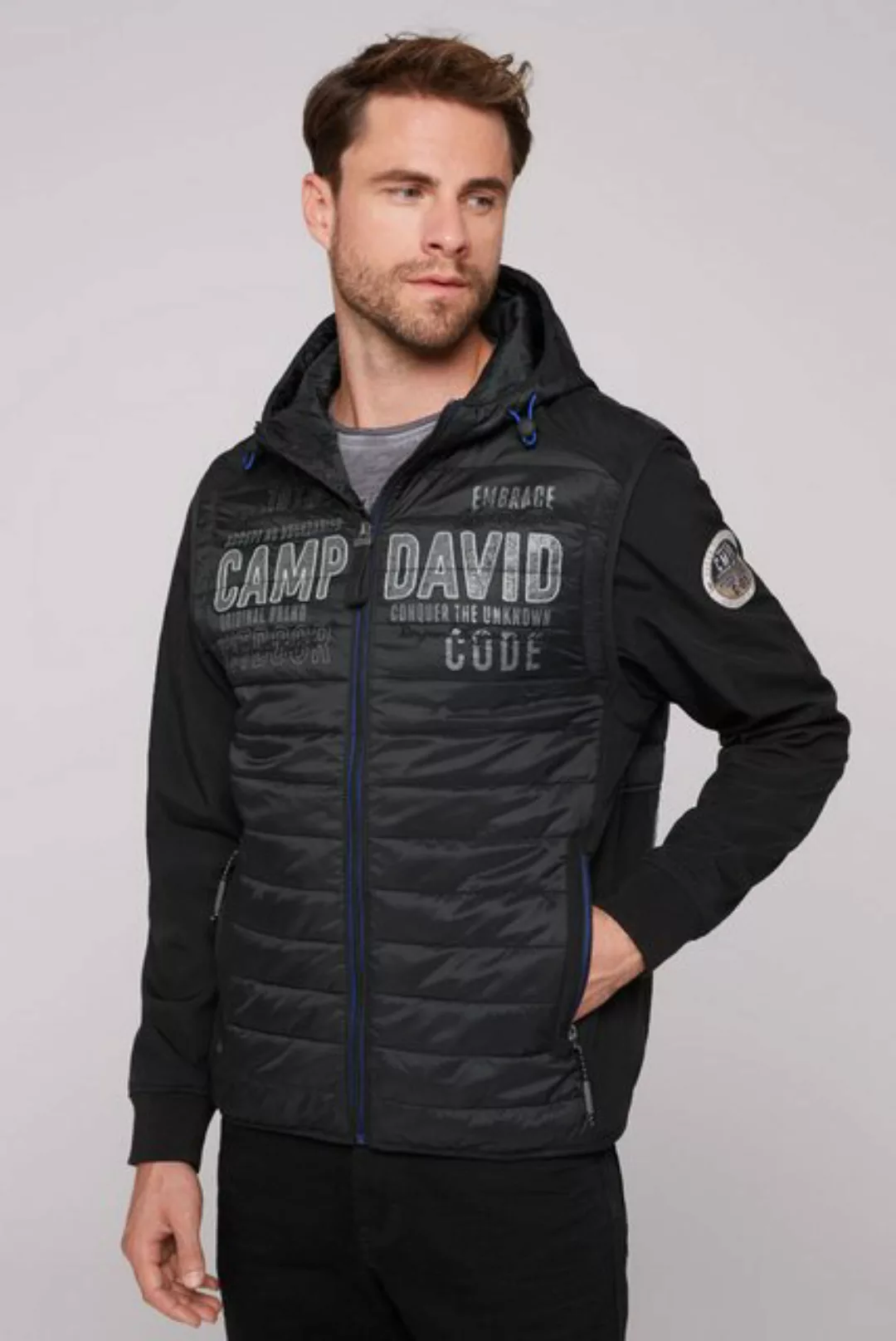 CAMP DAVID Outdoorjacke, mit Kapuze, mit Kapuze günstig online kaufen