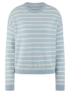 Rundhals-Pullover include blau günstig online kaufen