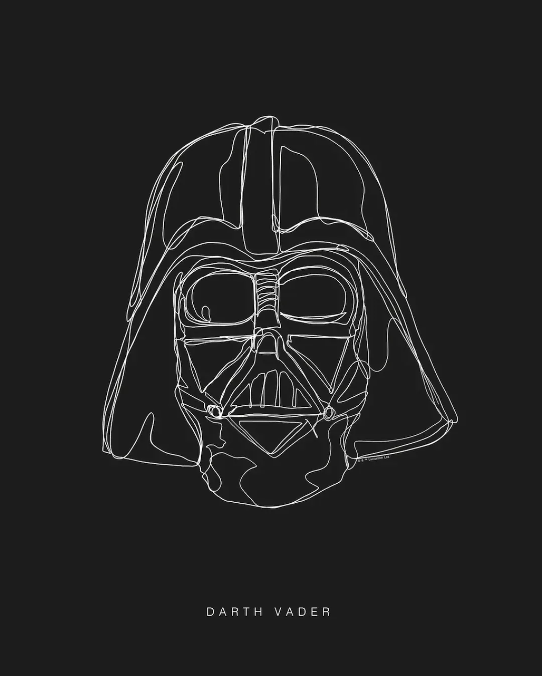 Komar Wandbild Star Wars Vader 40 x 50 cm günstig online kaufen